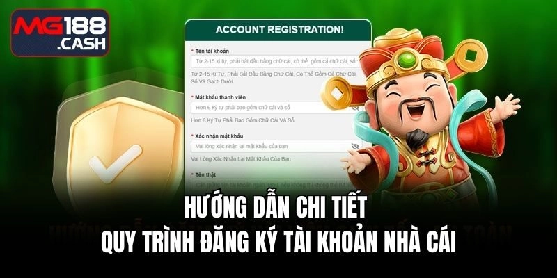 Hướng dẫn chi tiết quy trình đăng ký tài khoản nhà cái