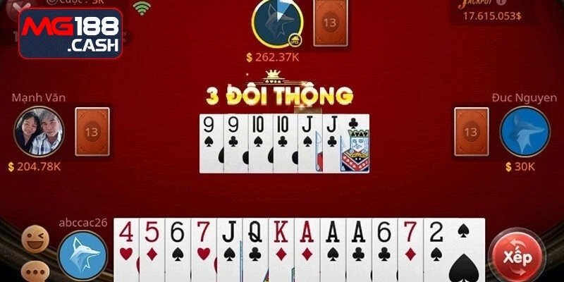 Quy trình tham gia đánh bài tiến lên tại MG188